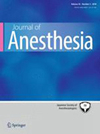 Journal of Anesthesia雜志封面